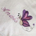 Broderie linge de maison : Cape de bain Anaïs